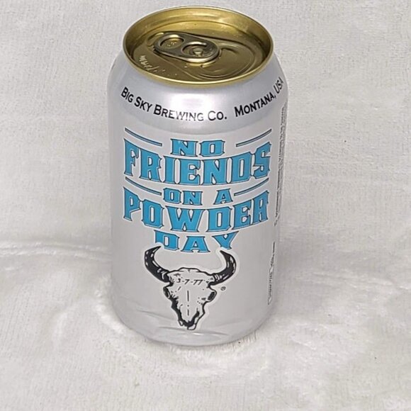 Big Sky Powder Hound Winter IPA Empty Beer Can Bottom Opened 12oz Missoula MT - Picture 4 of 8